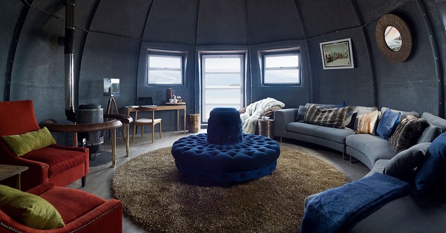 Lounge en la Antártida