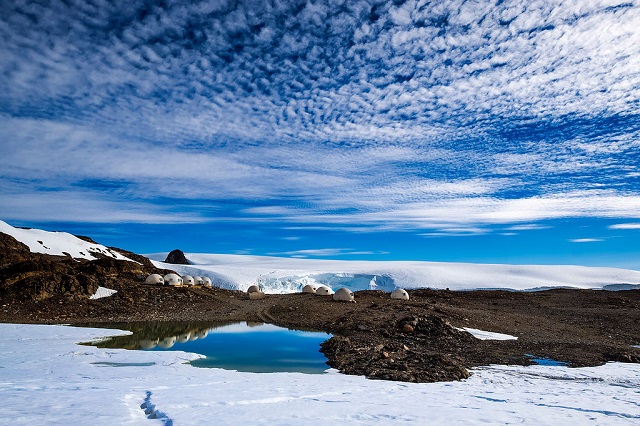 White Desert en la Antártida
