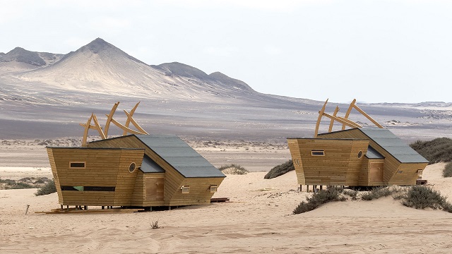 Cabañas en el desierto de Namib
