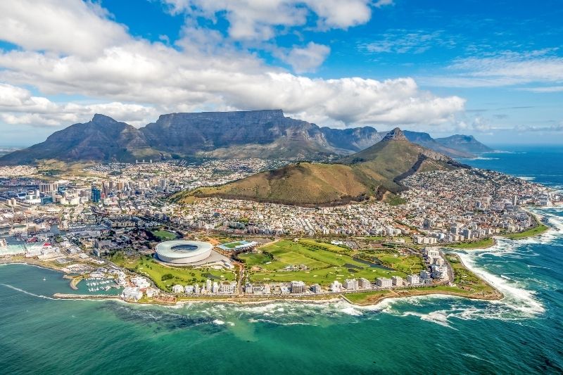 Vista de Ciudad del Cabo