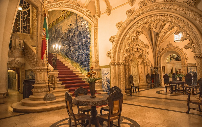 Interior del Palacio de Bussaco