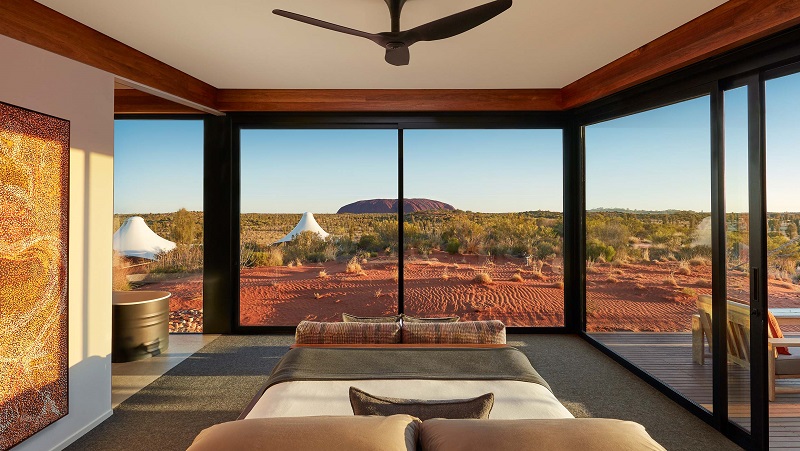 Habitación con vistas a Uluru