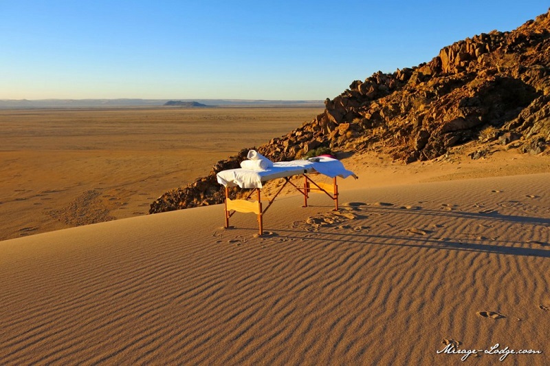 Masaje en el desierto