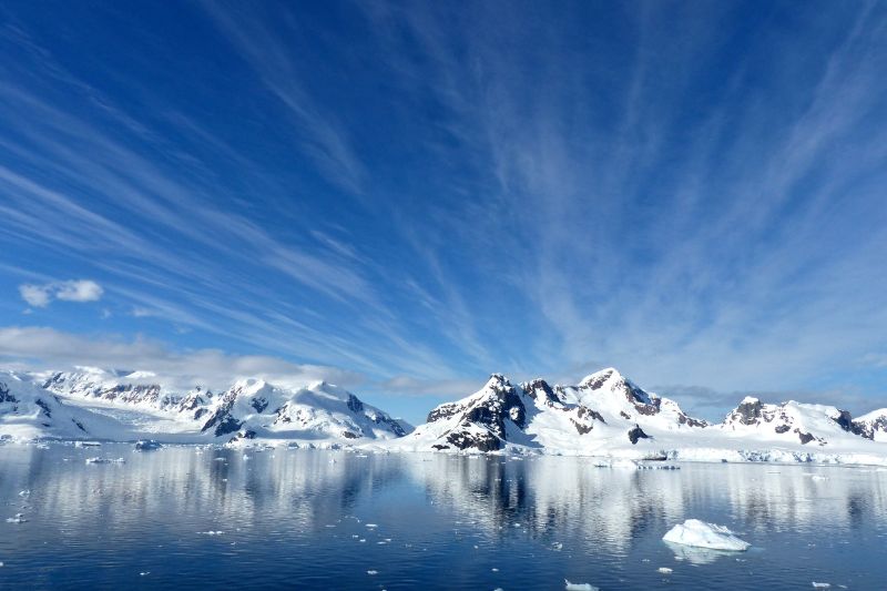 Paisaje de la Antártida
